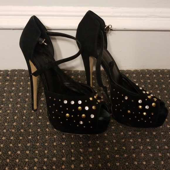 bebe Shoes - Bebe   Jamie Rhinestone Pumps